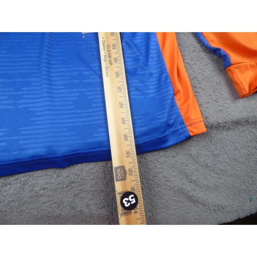Florida Gators Mens 3XL Blue Orange Quarter Zip Pullover Shirt Colosseum